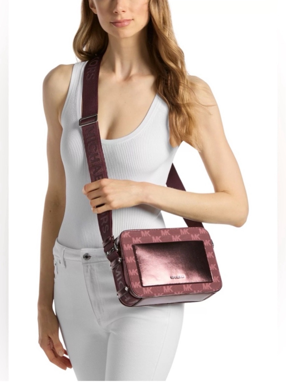 Michael Kors MK Logo Crossbody Bag